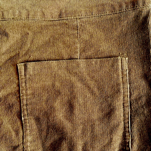 Fashion On Earth Boho Wide Leg Corduroy Pants Brown Bohemian Bell Bottoms - Picture 4 of 7